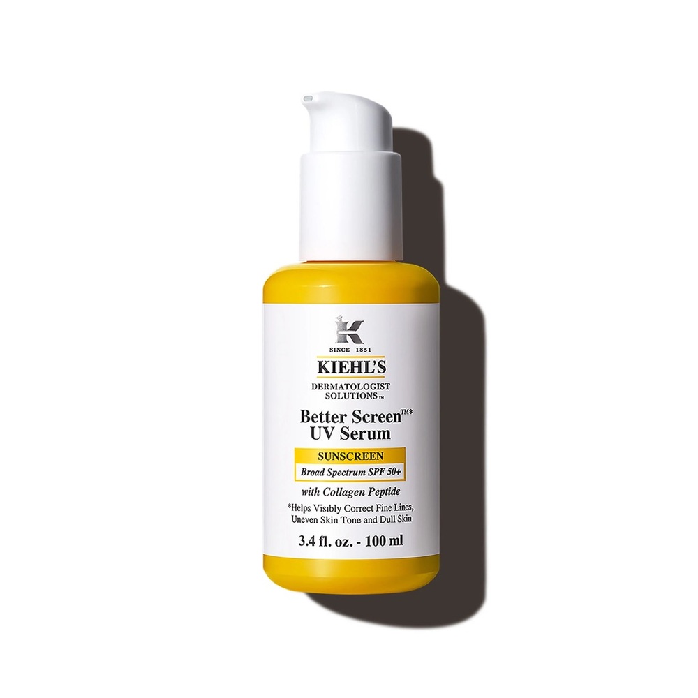 Kiehl’s Better Screen UV Serum SPF 50+ Facial Sunscreen with Collagen Peptide